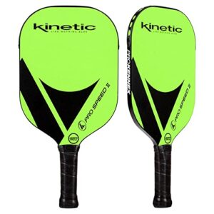 PROKENNEX Pro Speed II - Pickleball Paddle with Toray T700 Carbon Fiber Inlay - Comfort Pro Grip - USAPA Approved (Green)