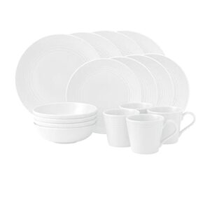 royal doulton exclusively for gordon ramsay maze white 16-piece dinnerware set