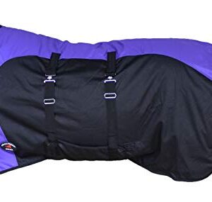 CHALLENGER 72" 1200D Horse Turnout Waterproof Heavy Weight Winter Blanket 5EE20LG