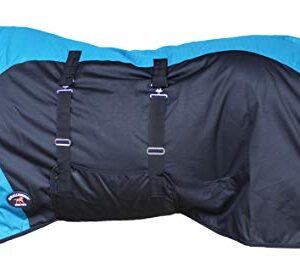 CHALLENGER 72" 1200D Horse Turnout Waterproof Heavy Weight Winter Blanket 5EE20LG