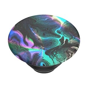 popsockets poptop (top only. base sold separately) swappable top for popsockets phone grip base - dark marble