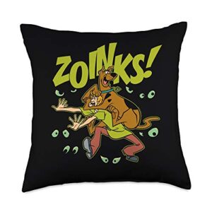 scooby-doo shaggy zoinks throw pillow, 18x18, multicolor