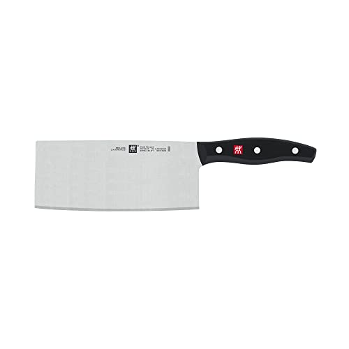 ZWILLING Twin Signature 7-inch Chinese Vegetable Cleaver, Vegetable Cleaver Razor-Sharp, Made in Company-Owned German Factory with Special Formula Steel perfected for almost 300 Years, German Knife
