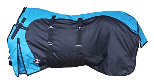 CHALLENGER 74" 1200D Horse Turnout Waterproof Heavy Weight Winter Blanket 5EE20TR