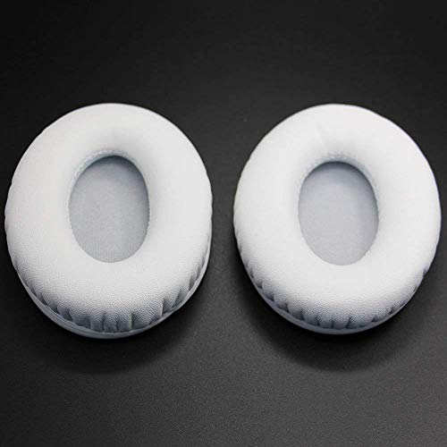 Studio1.0 Ear Pads Replacement Earpads Cushion Cover Ear Cups Repair Parts Compatible with Beats Studio 1.0 Studio (1st Gen) Wired Wireless Over-Ear Headphones (White)