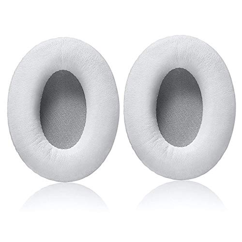 Studio1.0 Ear Pads Replacement Earpads Cushion Cover Ear Cups Repair Parts Compatible with Beats Studio 1.0 Studio (1st Gen) Wired Wireless Over-Ear Headphones (White)