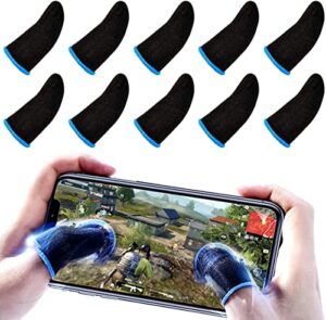 j-kare finger sleeves for gaming | pubg finger sleeve gloves for gaming | thumb sleeves mobile gaming | gamer gloves | dedales para dedos gamer | pack of 10