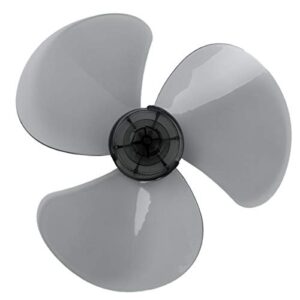 aislor fan blade, replacement part fits for 16-inch/400mm standing pedestal fan or table fanner grey 12 inch