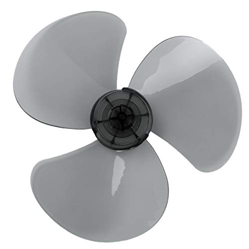 Aislor Fan Blade, Replacement Part fits for 16-inch/400mm Standing Pedestal Fan or Table Fanner Grey 12 Inch