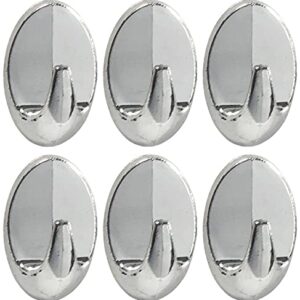 6 Piece Self Adhesive Hooks, Bathroom, Kitchen, Storage