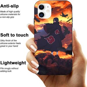 N C iPhone 11 Case Anime Comic Series Protection Cover Back Case for iPhone 11 (Uchiha-Itachi)