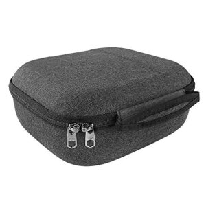 Geekria Shield Case for Hyperx Cloud II, Cloud Stinger Core, CloudX Stinger Core, Cloud Alpha S Headphones, Replacement Protective Hard Shell Travel Carrying Bag with Cable Storage (Dark Gray)