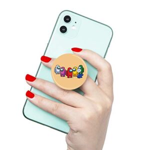 STSNano for Cell Phone Hand Holder,Cartoon Kawaii Cute Fun Cool Funny Fashion for Girls Boys Women, Phone Back Ring Finger Holder Stand for iPhone/Android Phone/Samsung/LG/Motorola(Amonus-3 Packs)