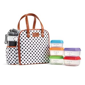 fit+fresh wichita adult insulated lunch bag women love as a lunchbox or lunch tote - cute small lunch box for women - lunch box men, lunch bags women, insulated lunch box, lunch boxes, adult lunch