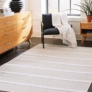 Rugs.com Sabrina Soto Casa Collection Rug – 4' x 6' Beige High Rug Perfect for Entryways, Kitchens, Breakfast Nooks, Accent Pieces