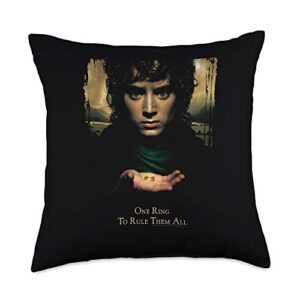 new line cinema the lord frodo one ring throw pillow, 18x18, multicolor