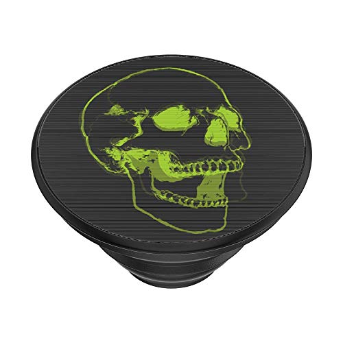 PopSockets PopTop (Top only. Base Sold Separately) Swappable Top for PopGrip Bases, PopGrip Slide, Otter+Pop & PopWallet+ - Lenticular Skull