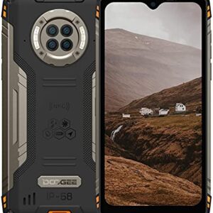 DOOGEE Rugged Phone Unlocked S96 Pro 8GB+128GB Infrared Night Vision Helio G90 Octa Core Waterproof Android Phone, 48MP+20MP, 6.22" + Global 4G LTE GSM AT&T T-Mobile Dual SIM Phone 6350mAh（Orange）
