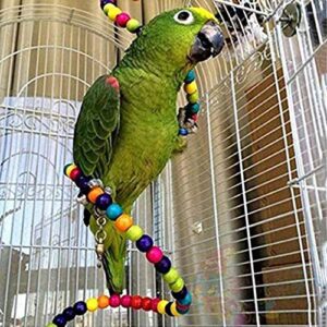 Small Bird Swing Toys, Bird Parrot Swing Chewing Toys - Hanging Bell Birds Cage Toys 8 Pcs