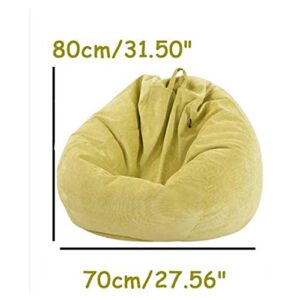 WSZJJ Lazy Sofa Cover Without Lining Chair Cover Warm Fleece Recliner Seat Bean Bag Cushion Stool Living Room (Color : E)