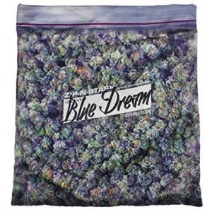 steelplant blue dream giant stash weed pillowcase | decorative throw pillow cover with realistic reefer imagery | secret pocket compartment | fits 18 x 18 inch pillow insert | weed decor