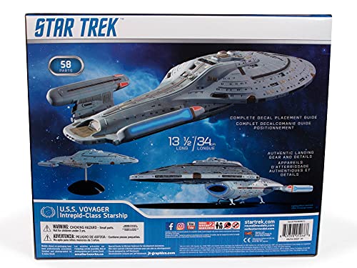 Round 2 Polar Lights Star Trek U.S.S. Voyager (Snap) 2T 1:1000 Scale Model Kit (POL980M)