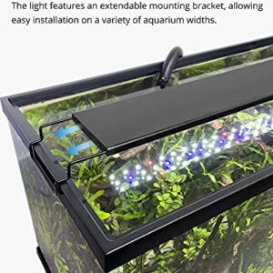 NICREW Full Spectrum Planted LED Aquarium Light, with Timer, for Freshwater Fish Tank, 18-24 Inch, 14 Watts