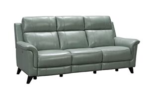 barcalounger kester power reclining sofa w/power head rests, lorenzo mint