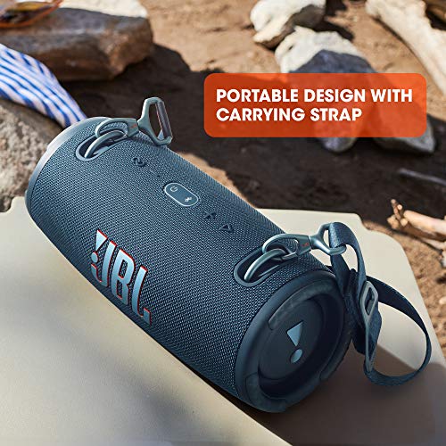 JBL Xtreme 3 - Portable Bluetooth Speaker, powerful sound and deep bass, IP67 waterproof, 15 hours of playtime, powerbank, PartyBoost for multi-speaker pairing (Blue)