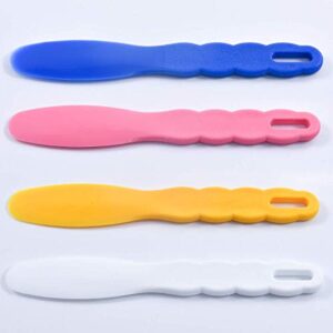 3Pcs Flexible Rubber Mixing Bowls,Dental Rubber Plastic Spatulas for Alginate and Plaster Materials