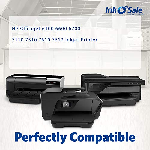 INK E-SALE Compatible 932 XL 933 XL Ink Cartridge Replacement for HP 932XL 933XL 932 933 combo pack for HP Officejet 6700 6600 6100 7610 7110 7612 7610 7510 Printer (5 Pack, Black Cyan Magenta Yellow)