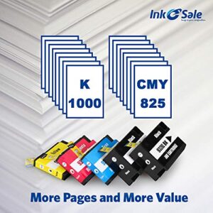 INK E-SALE Compatible 932 XL 933 XL Ink Cartridge Replacement for HP 932XL 933XL 932 933 combo pack for HP Officejet 6700 6600 6100 7610 7110 7612 7610 7510 Printer (5 Pack, Black Cyan Magenta Yellow)