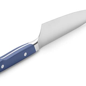 Misen Chef Knife - 8 Inch Professional Kitchen Knife - High Carbon Stainless Steel Ultra Sharp Chef's Knife, Blue