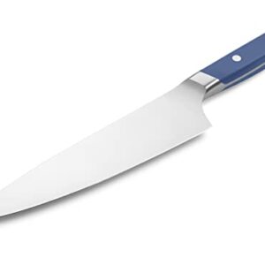 Misen Chef Knife - 8 Inch Professional Kitchen Knife - High Carbon Stainless Steel Ultra Sharp Chef's Knife, Blue