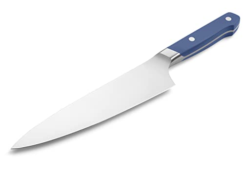 Misen Chef Knife - 8 Inch Professional Kitchen Knife - High Carbon Stainless Steel Ultra Sharp Chef's Knife, Blue