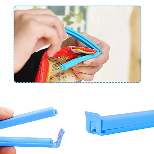 40 Pcs Plastic Sealing Clips,Bag Clips for Food,Food Sealing Clip for Snack,Chips Bags,Kitchen Storage Bag in 2 Sizes,3.6/4.3 inch