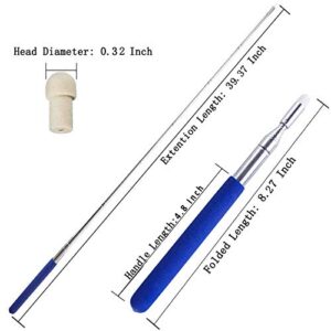 Pointer Sticks,Extendable Pointer,Hand Pointer for Classroom?Classroom Pointer for Teacher?Telescopic Teacher Pointer Retractable Pointer Hand Pointer for Kids Whiteboard Pointer (Blue)