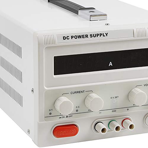 DNYSYSJ Adjustable DC Regulated Power-30V 20A DC Power Supply Supply Variable-Regulated DC Bench Power Supply with LED Display