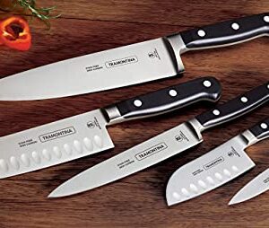 Tramontina Knife Set with Block Forged 5 Pc, 80008/561DS