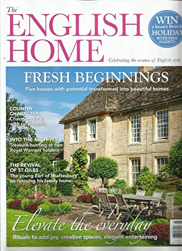 THE ENGLISH HOME MAGAZINE, FRESH BEGINNINGS JUNE, 2019 ISSUE, 116