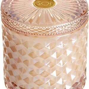 SOI Company SOI 15 oz. Alluring Amber Jar One Size Scented-Candles, White