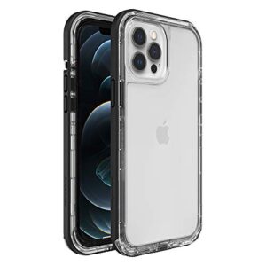 lifeproof next series case for iphone 12 pro max - black crystal (clear/black)