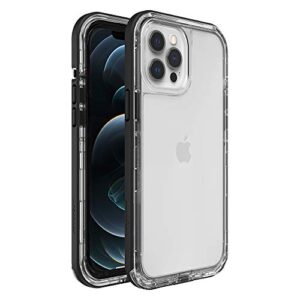 LifeProof Next Series Case for iPhone 12 Pro Max - Black Crystal (Clear/Black)