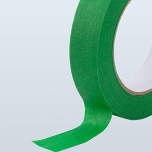 Lichamp 2 Pack Green Painters Tape 1 inch, Green Masking Tape 1 inch x 55 Yards x 2 Rolls (110 Total Yards)