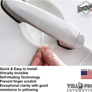 YelloPro Custom Fit Door Handle Cup 3M Anti Scratch Clear Bra Paint Protector Film for 2017 2018 2019 2020 2021 Jeep Grand Cherokee Laredo E Limited Trailhawk Overland Altitude 75th Anniv SUV