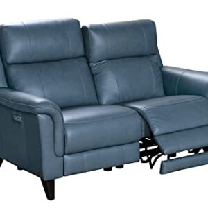 Barcalounger Kester Power Reclining Loveseat w/Power Head Rests, Masen Bluegray