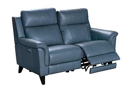 Barcalounger Kester Power Reclining Loveseat w/Power Head Rests, Masen Bluegray