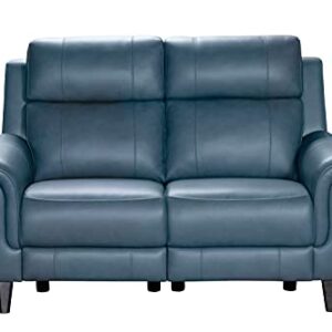 Barcalounger Kester Power Reclining Loveseat w/Power Head Rests, Masen Bluegray