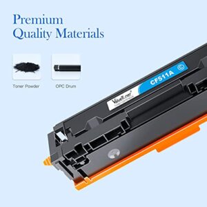 Valuetoner Compatible Toner Cartridge Replacement for HP 204A CF510A CF511A CF512A CF513A to use with Color Laserjet Pro MFP M180nw M154nw M180n M154a MFP M181fw Printer Tray(4-Pack)