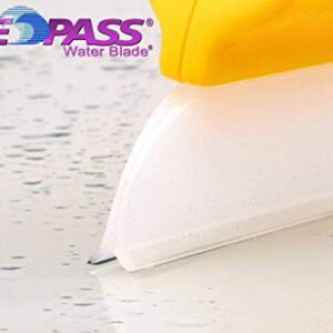 One Pass Hydroglide 14" Waterblade Silicone Y-Bar Squeegee Yellow